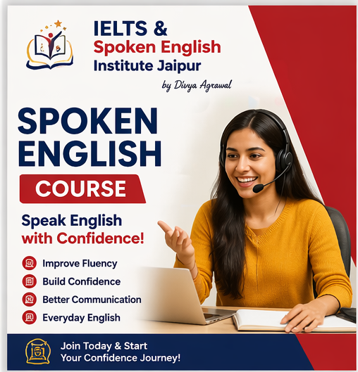 Students taking an IELTS mock test at EnglishWithDivya